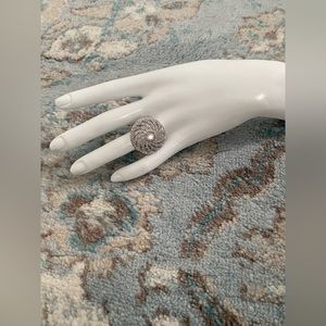 🆕 Cubic Zirconia/ American Diamond White Gold Plated Ring